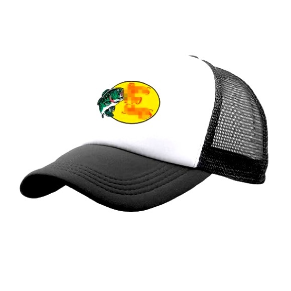 Other - Trucker style hat w/ Basspro shops print/Black&white adult hat. New in package.
